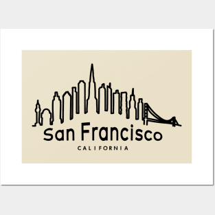 San Francisco California Posters and Art